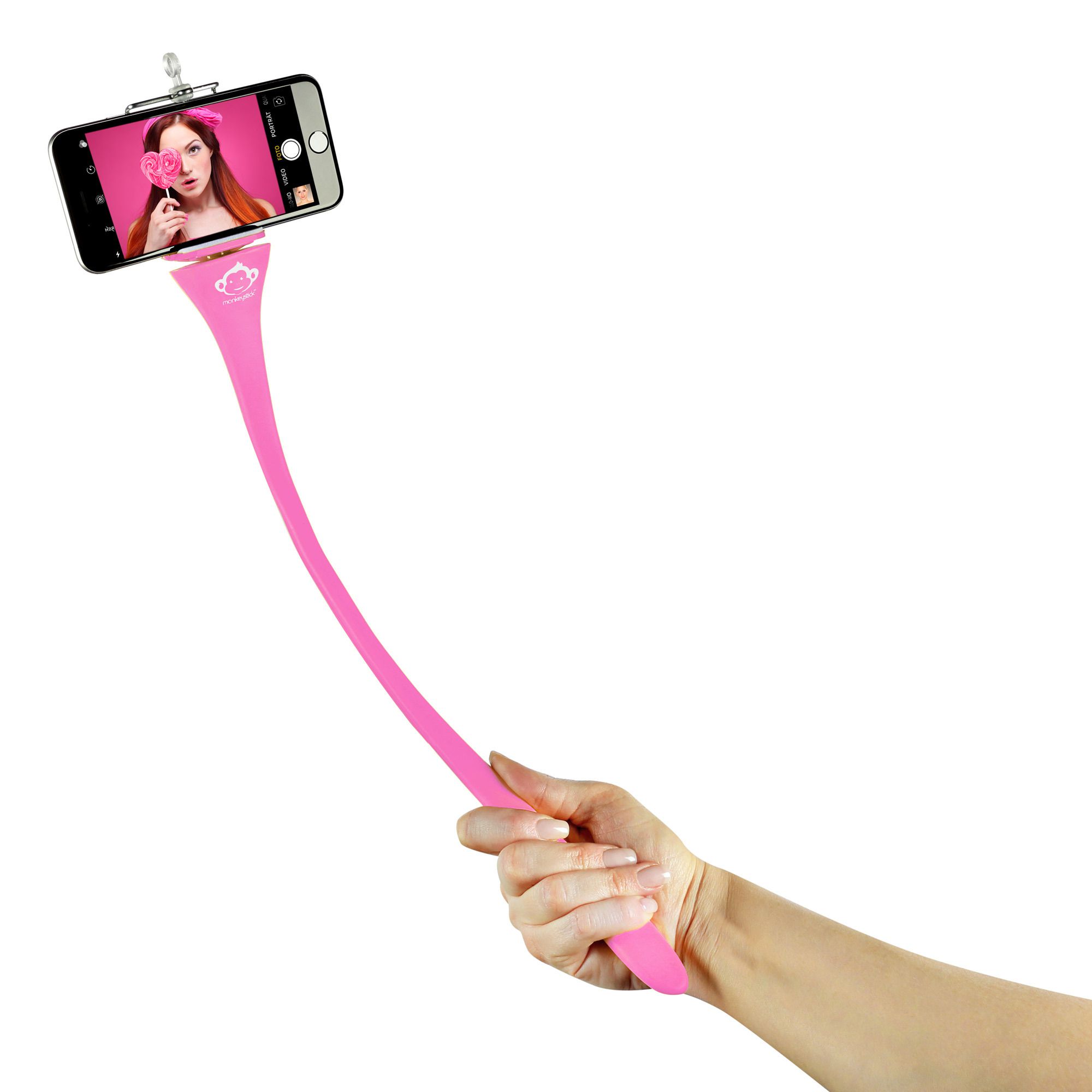 Monkeystick - Bluetooth, 42 cm, 120 gr., rosa