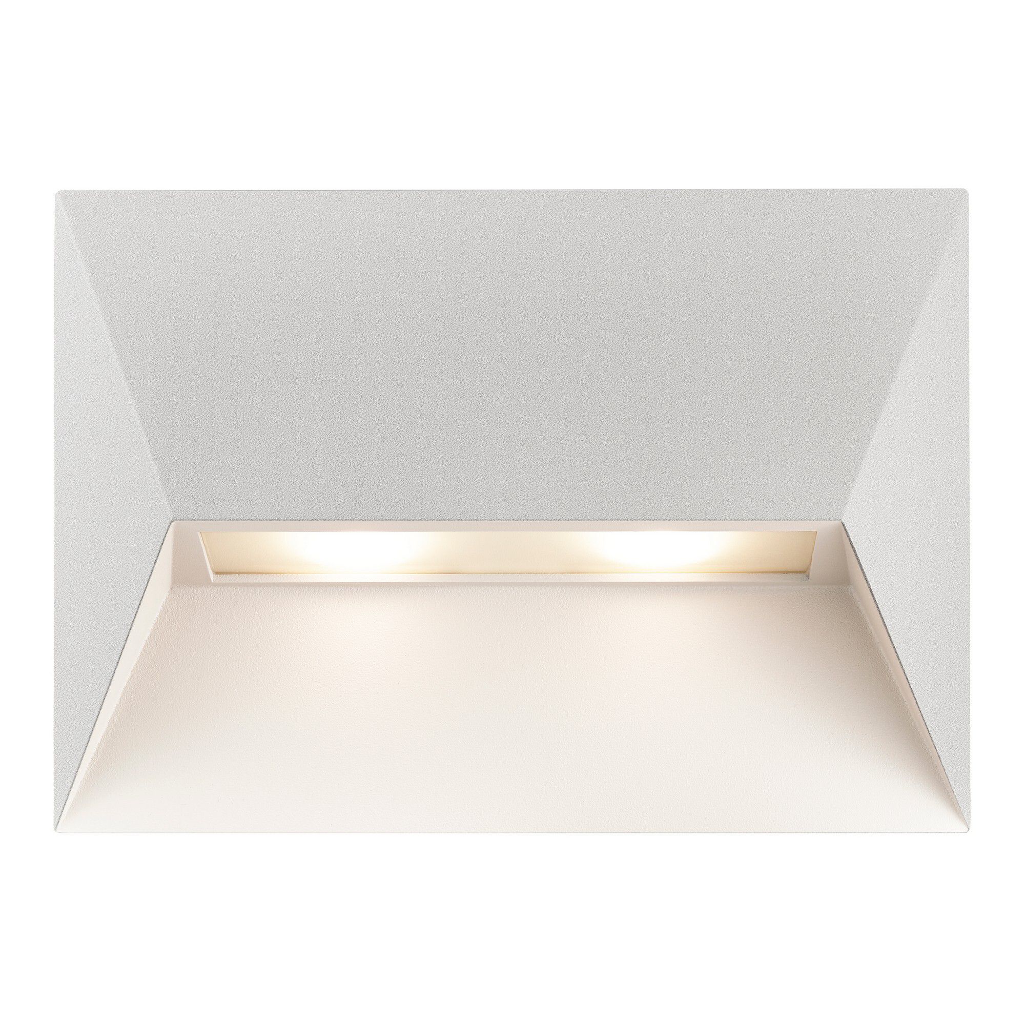 Wandleuchte PONTIO 27 - 2xGU10 (exkl.), max.2x25W, IP54, weiss, dimmbar (optional Leuchtmittel), L=270mm,B=150mm, H=190mm