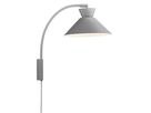 Dial , Wandleuchte, Grau - E27, IP20, max.40W