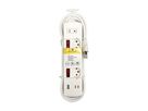 Steckdosenleiste Fix-Line+ MultiSwitch USB-C - 3x T13, 2x USB-C + 1x USB-A PD 20W, 2.0m Kabel, einzeln schaltbar + Hauptschalter, weiss