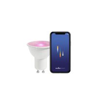 LED-Leuchtmittel Smart, GU10, RGB, Klar - 5.4W ,6500K, IP20