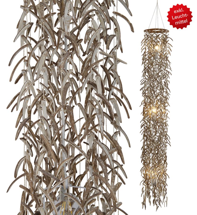 Pendelleuchte Kokos h: 180cm - E27, 120W, IP20