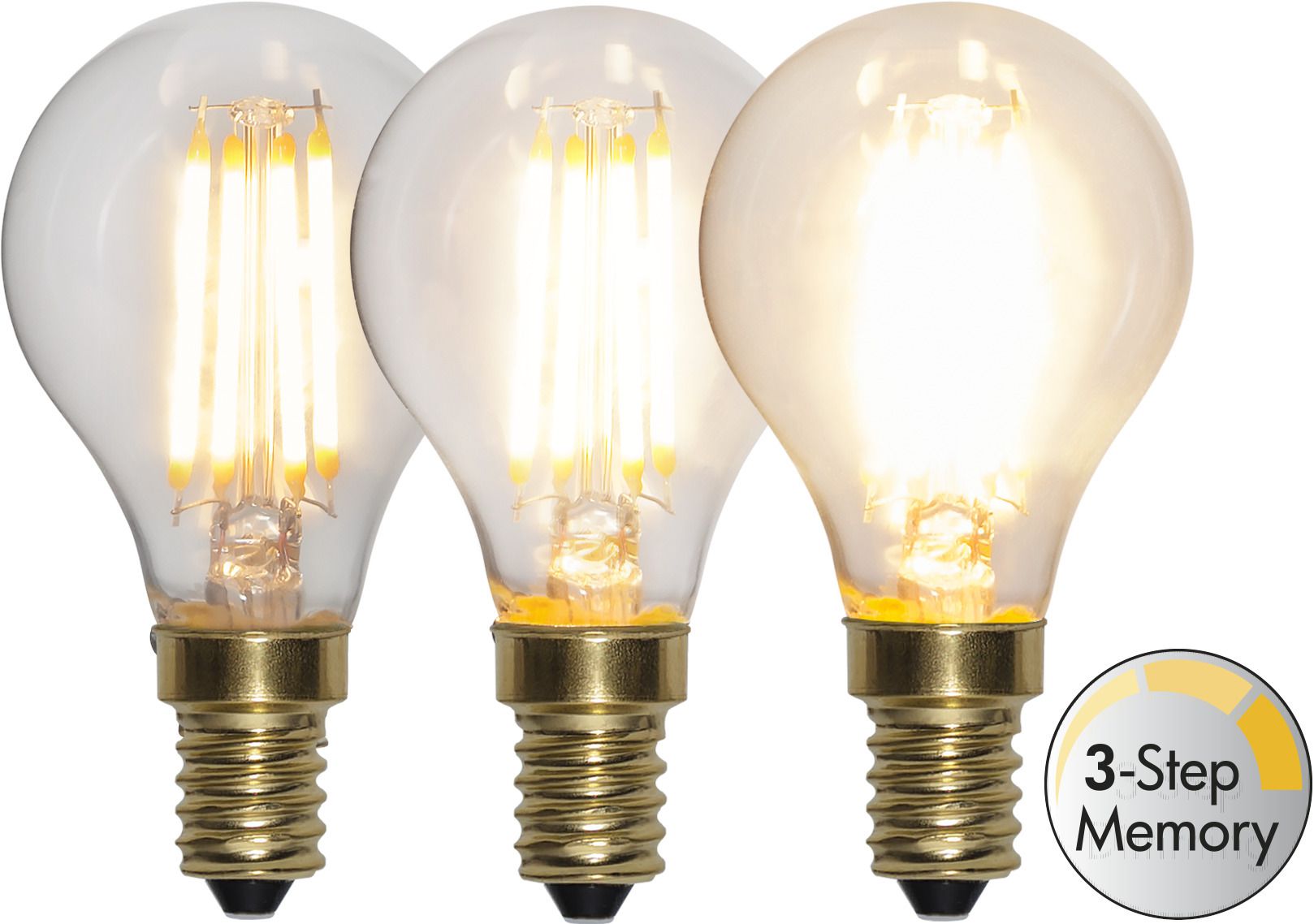 Lampe-Led E14 P45 Soft Glow 3-step - E14, 400Lm, 4W, 230V