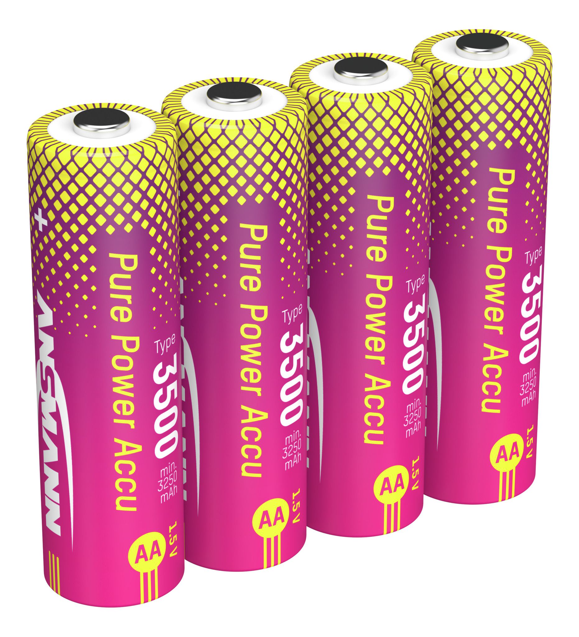 Pure Power Li-Ion Akku Mignon AA Typ 3500 (min. 3250 mAh) - Akku