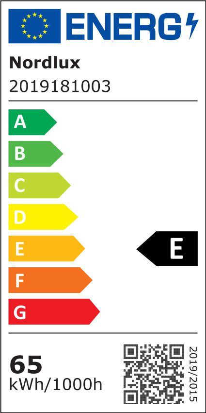 Cuba Energy Oval, Schwarz - LED Modul, 6.3W LED, IP54
