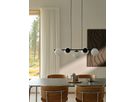 Pendelleuchte Lilly 5-spot Schwarz - E14, IP20, 230V