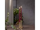 LED Dinner Kerze 2 pack Flamme Metal - Indoor, 28.5 cm Höhe,Timerfunktion