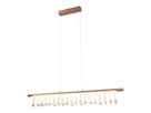 LED Pendelleuchte Nobilis l: ca. 100 cm - gold - LED, 23.6W, IP20