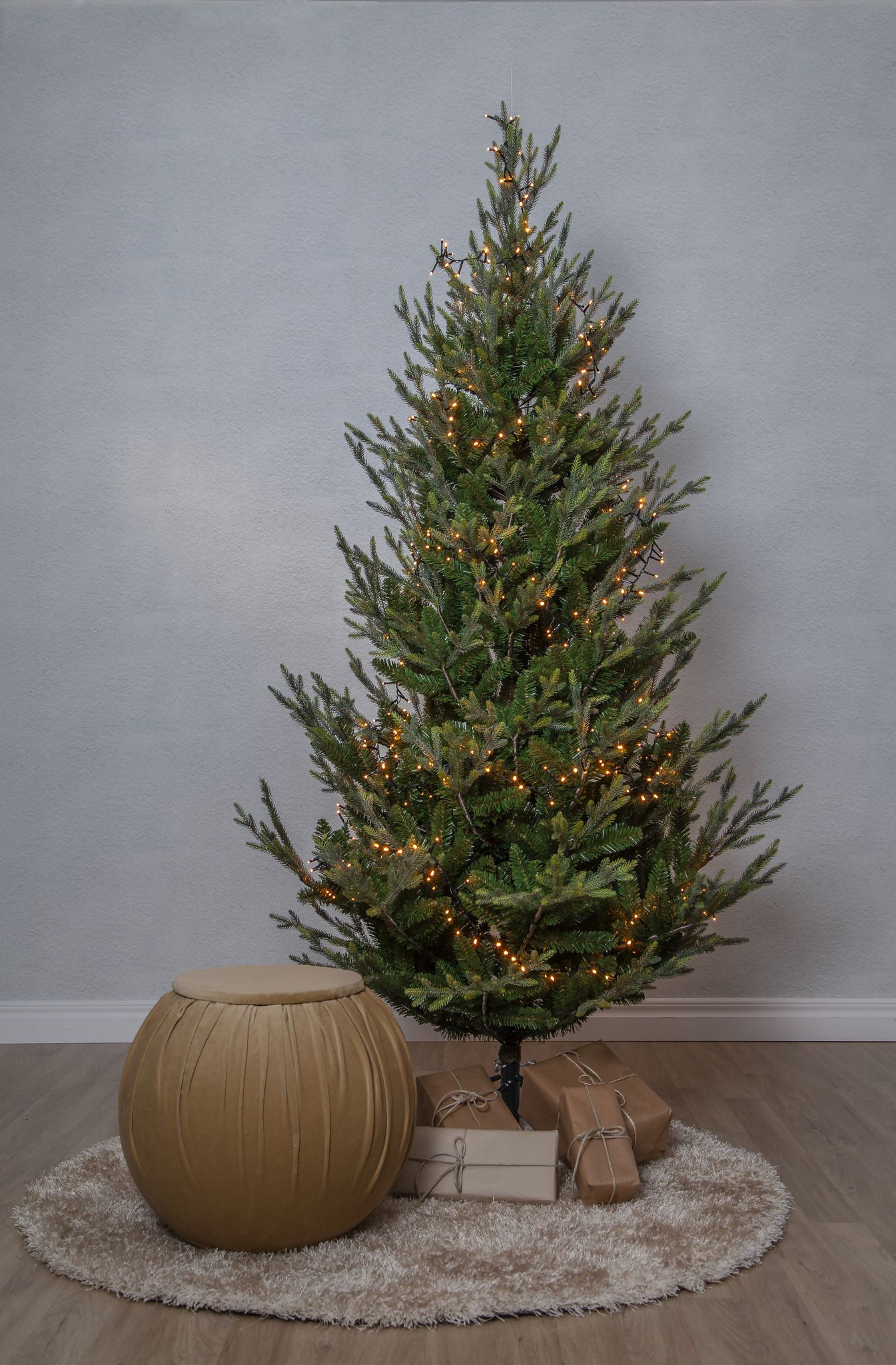 Künstlicher Weihnachtsbaum Uppsala - Grün, keine Lämpchen, 210cm Höhe