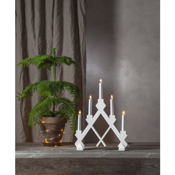 Kerzenständer  Rut - IP20, Warmweiss, 5 LED