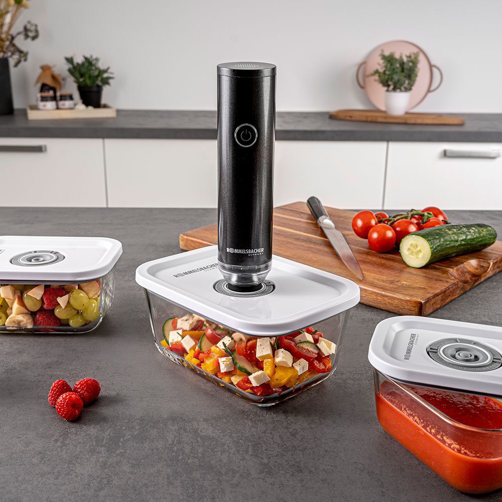 Hand Vakuumierer Starterset VAC 253/S - 7 l/min, Lithium-Akku