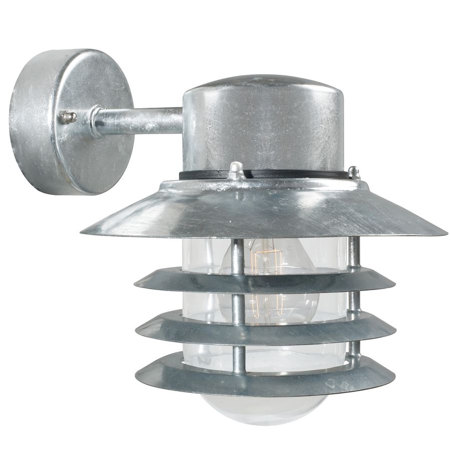 Vejers, Wandleuchte down, Verzinkt - E27, max. 60W, IP54