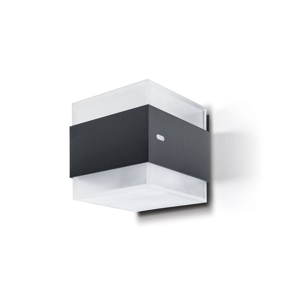 LED Wandanbauleuchte NOBIS - 13W, 696lm, 3000K, IP66, schwarz-matt, nicht dimmbar, L=114mm, B=120.2mm, H=110mm