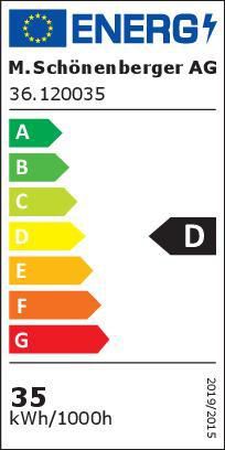Barra luminosa a LED LEALED 1200mm - 35W, 5200lm, 4000K, IP20, CRI>80, 120°, weiss, nicht dimmbar, L=1198mm, B=46mm, H=65mm
