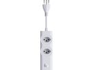 67W GaN Fast Charging Station - 2x T13, Out: USB-C1/ C2/ C3: 67W PD, C1+C2 shared: 45W + C3: 20W, USB-A: 5W, GaN, 1.5m Kabel, weiss