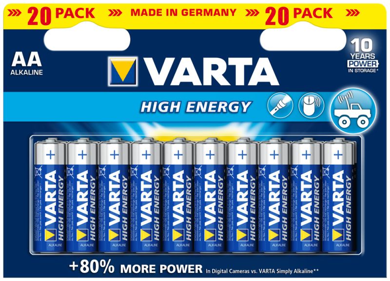 Longlife Power Batterie AA, Mignon - LR6, 20er Blister