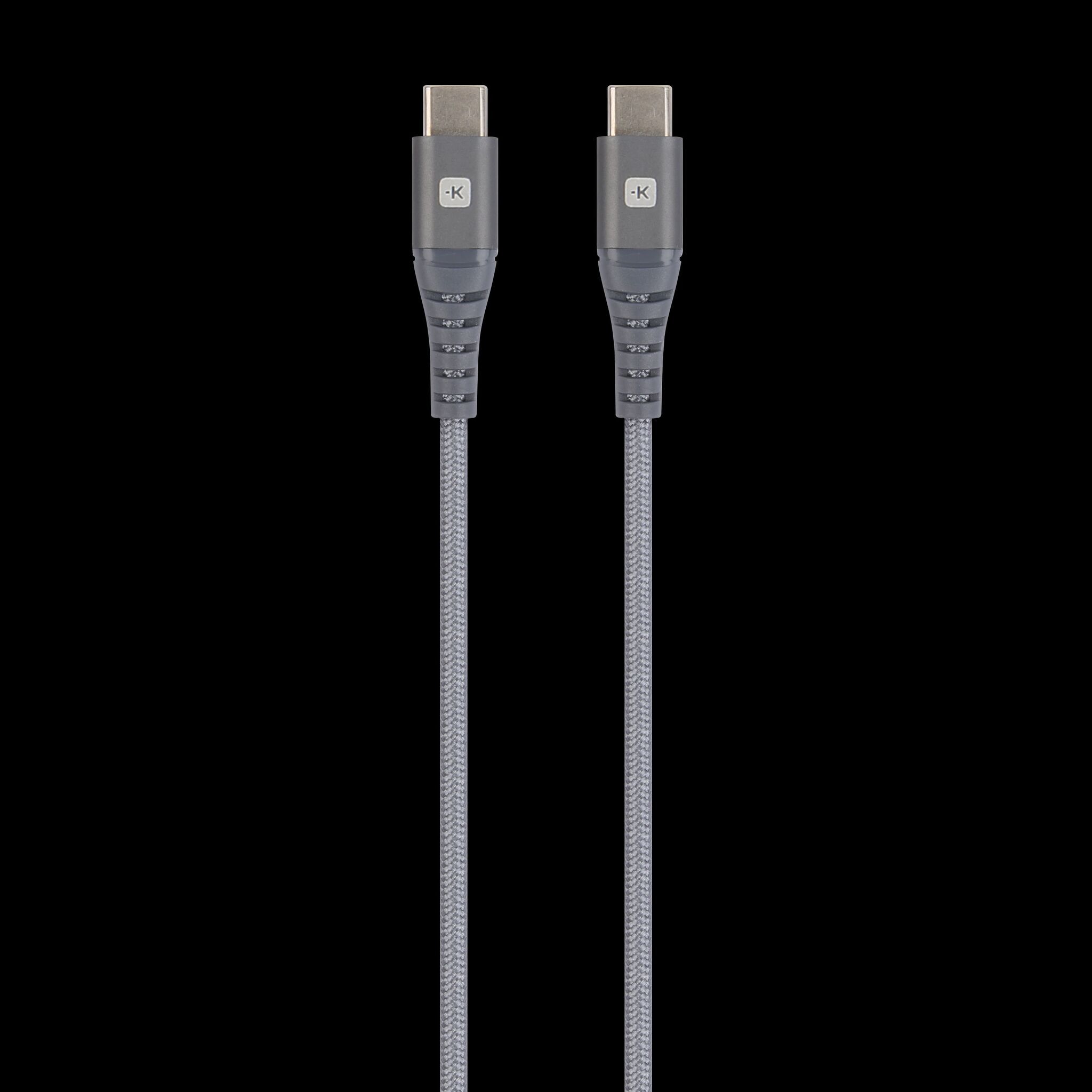 Charge'n Sync Typ-C - Charge‘n Sync Kabel, USB-C nach USB-C 2.0, 1.2m