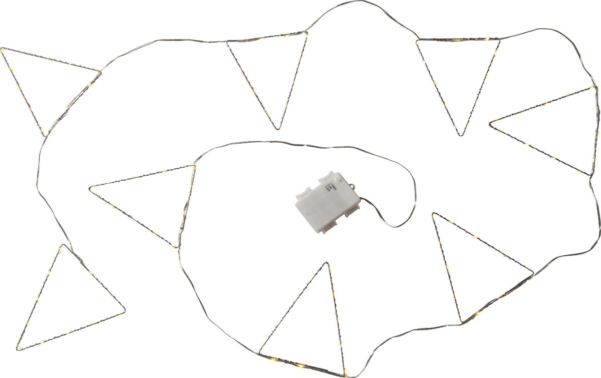 Lichterkette PENNY - IP44, Warmweiss, 11 LED'S