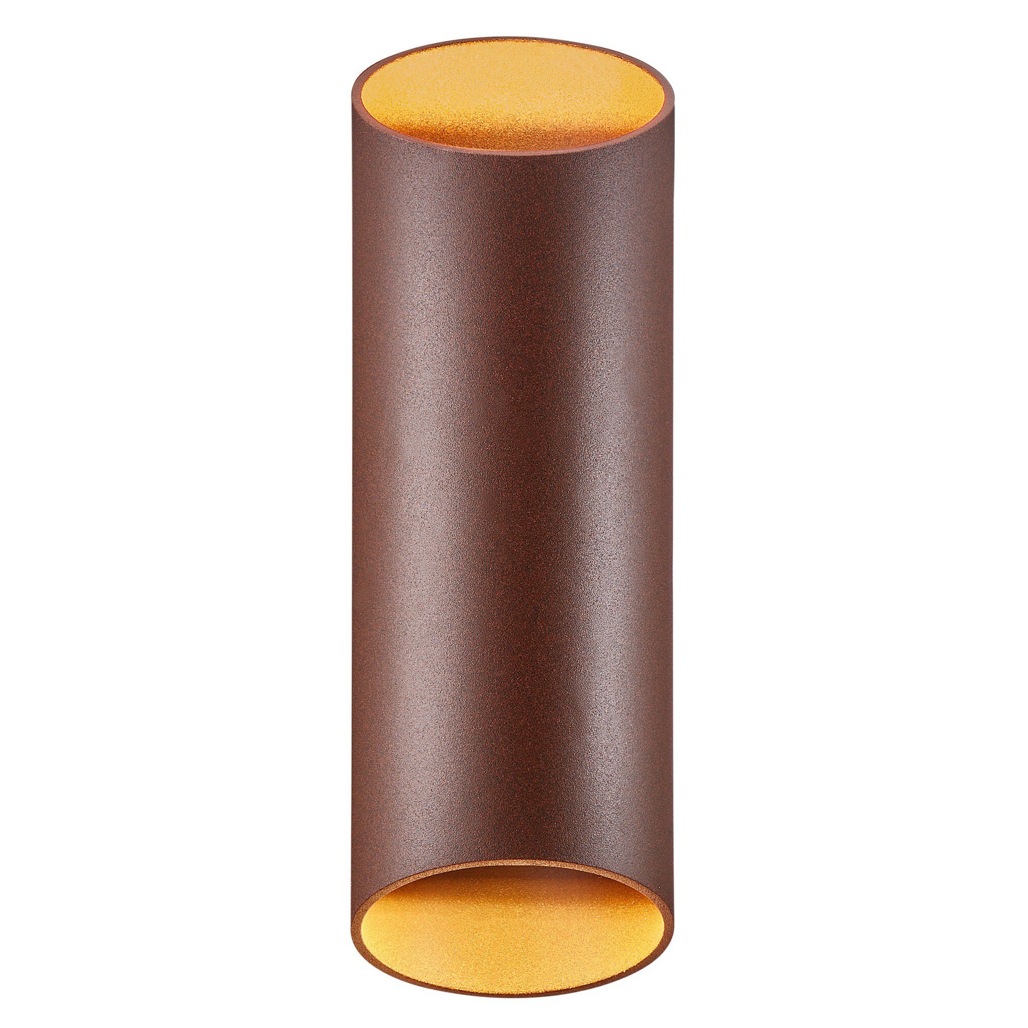 Nico Round 22, Wandleuchte, Rost - GU10, IP54, max.2*25W