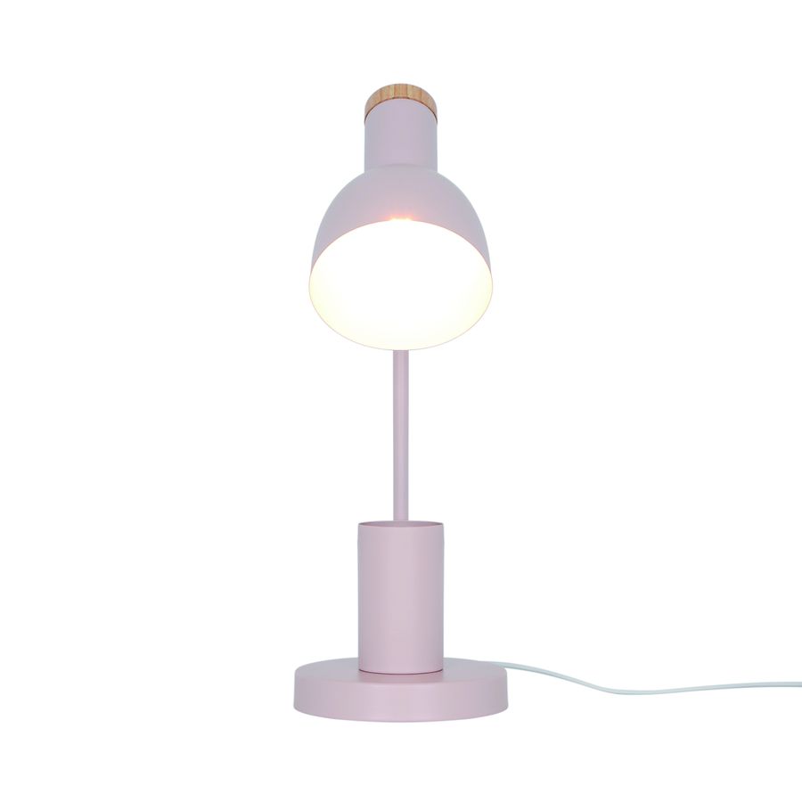 Tischleuchte Devone Dusty Rose - 15W, E27, IP20