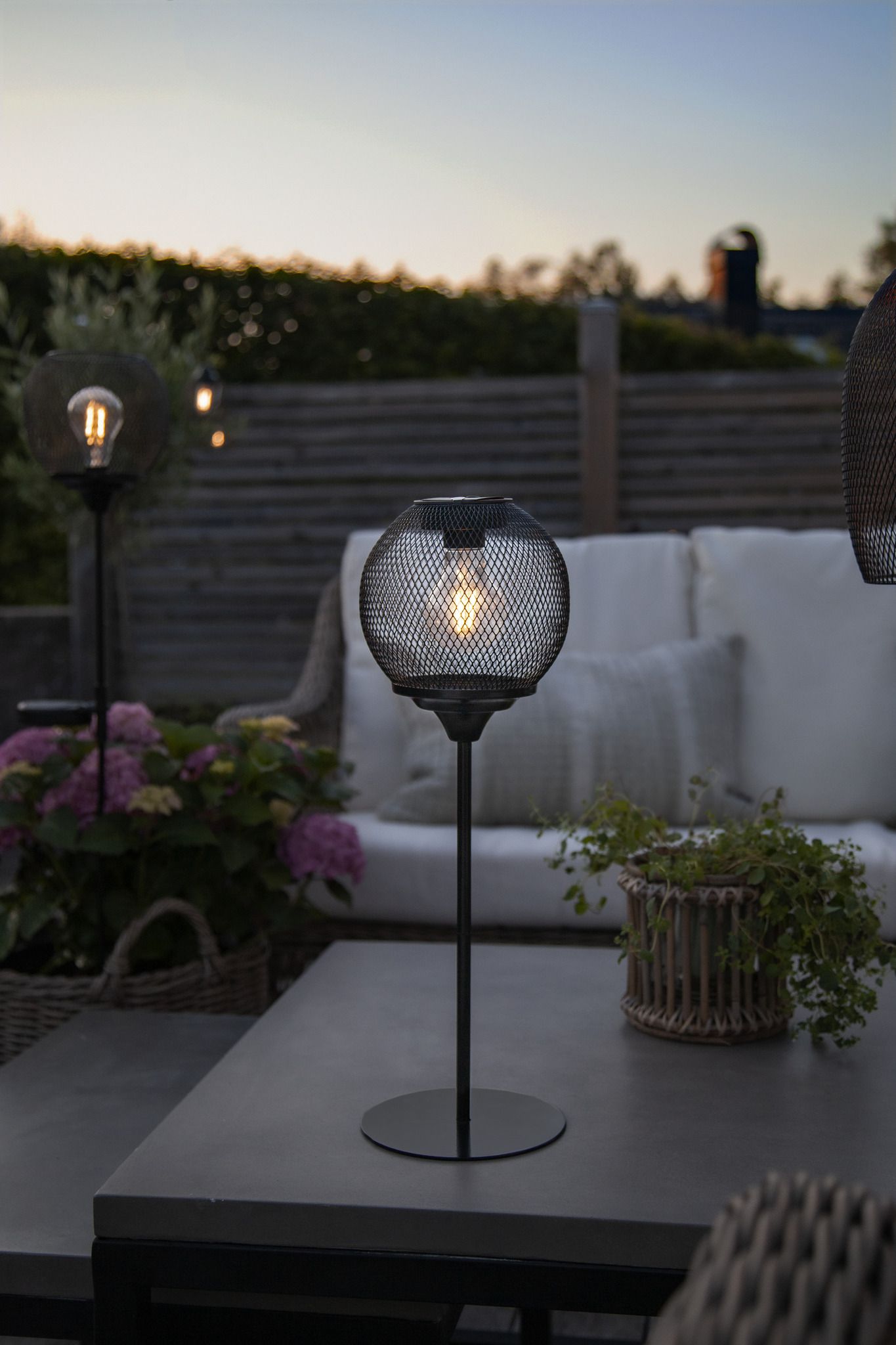 Solar Decoration Sunlight - Table - IP44, Warmweiss, Dämmerungssensor