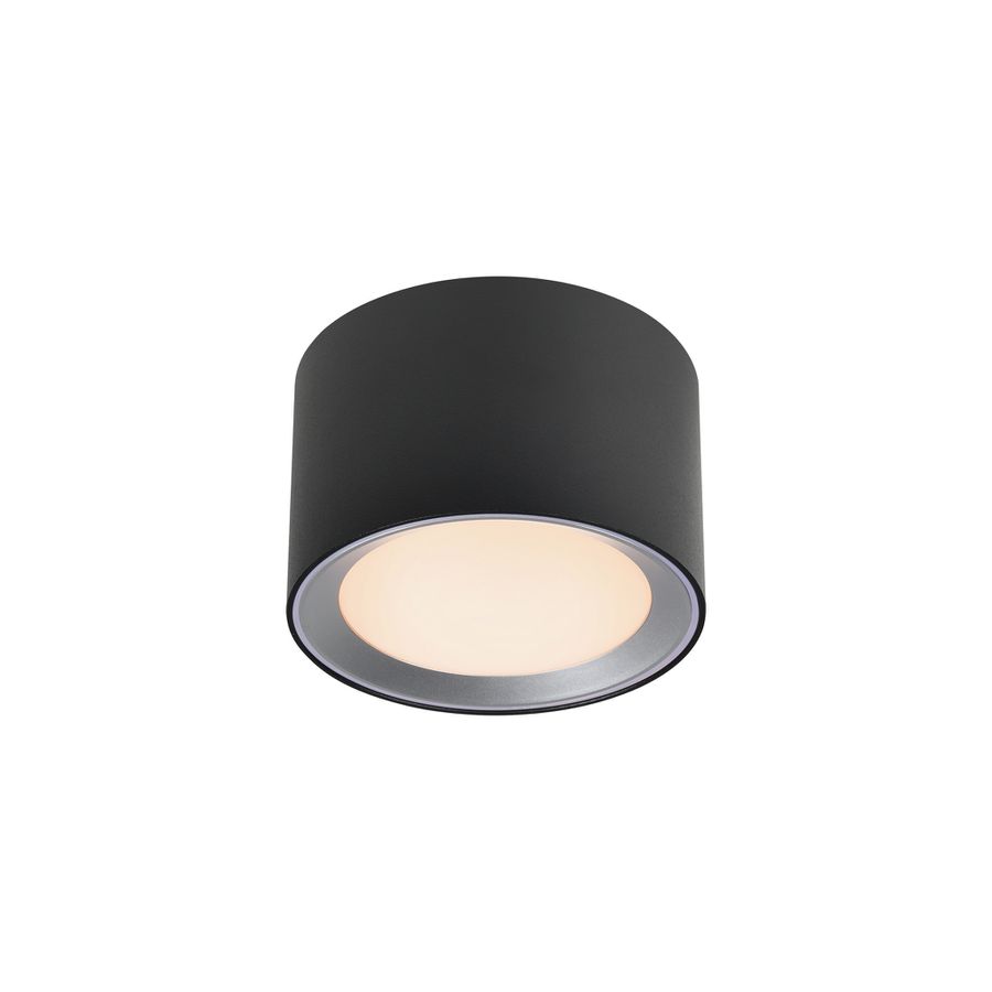 Landon, Feuchtraumleuchte, Schwarz - 6.5W ,2700K, IP44