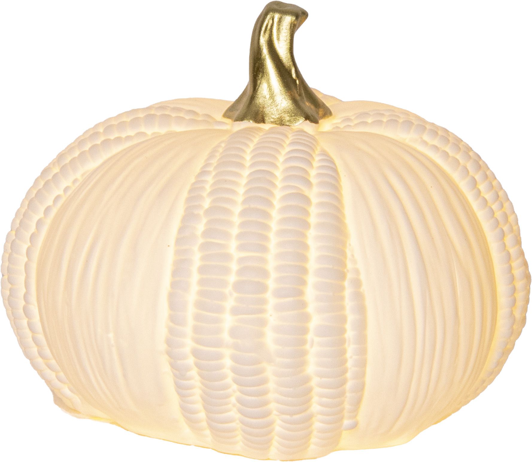 TIsch Decoration Pumpkin - Indoor, Warmweiss, Weiss