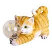 LED-Solar-Outdoorleuchte Katze l: 25cm - IP44, warmweiss, 0.06W