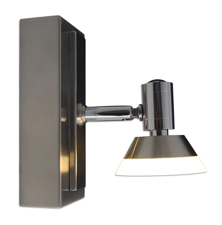 1er LED Wand- und Deckenspot Jericho - LED fest verbaut, 3000K, warmweiss