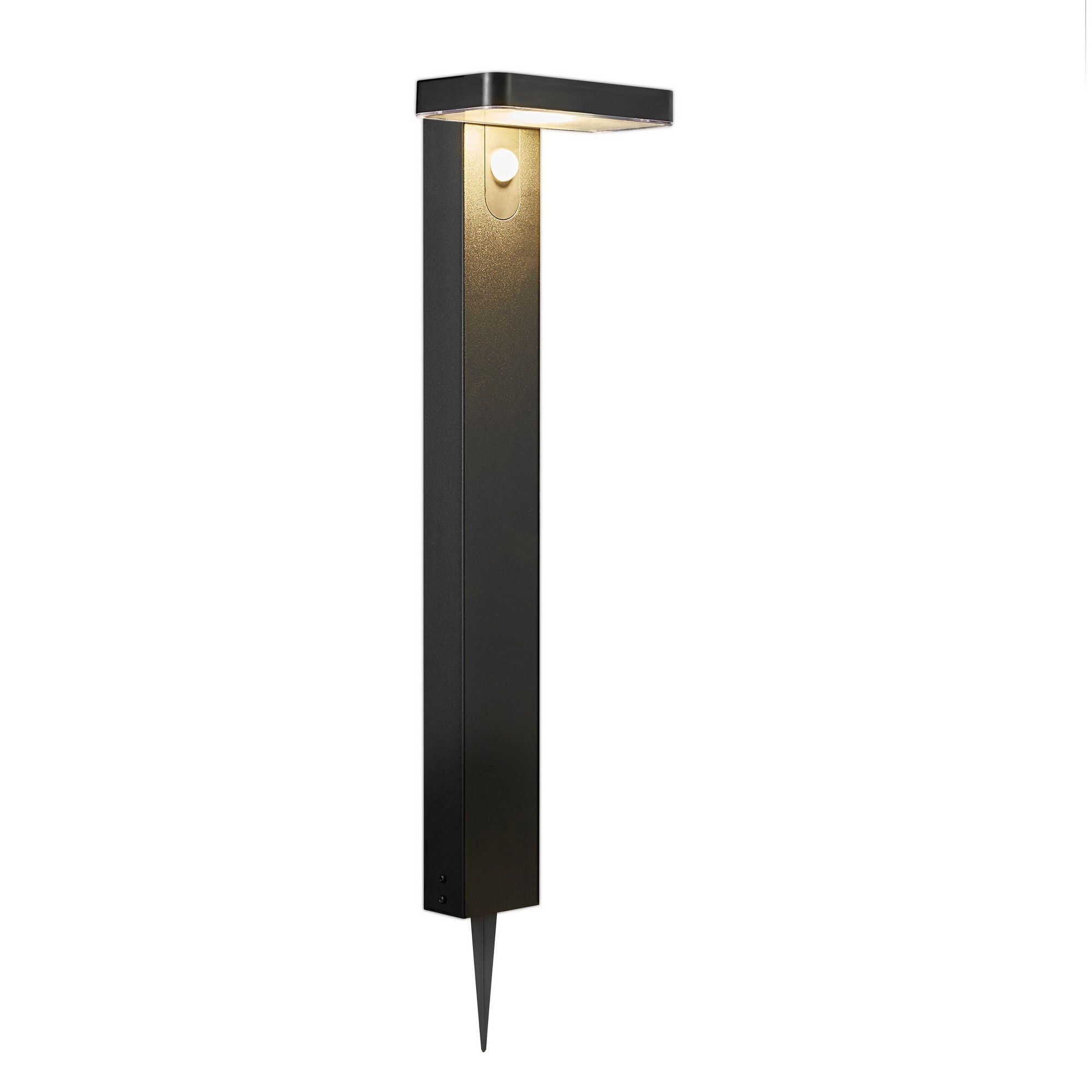 Rica Square, Pollerleuchte, Schwarz - LED Modul, 5W ,IP44