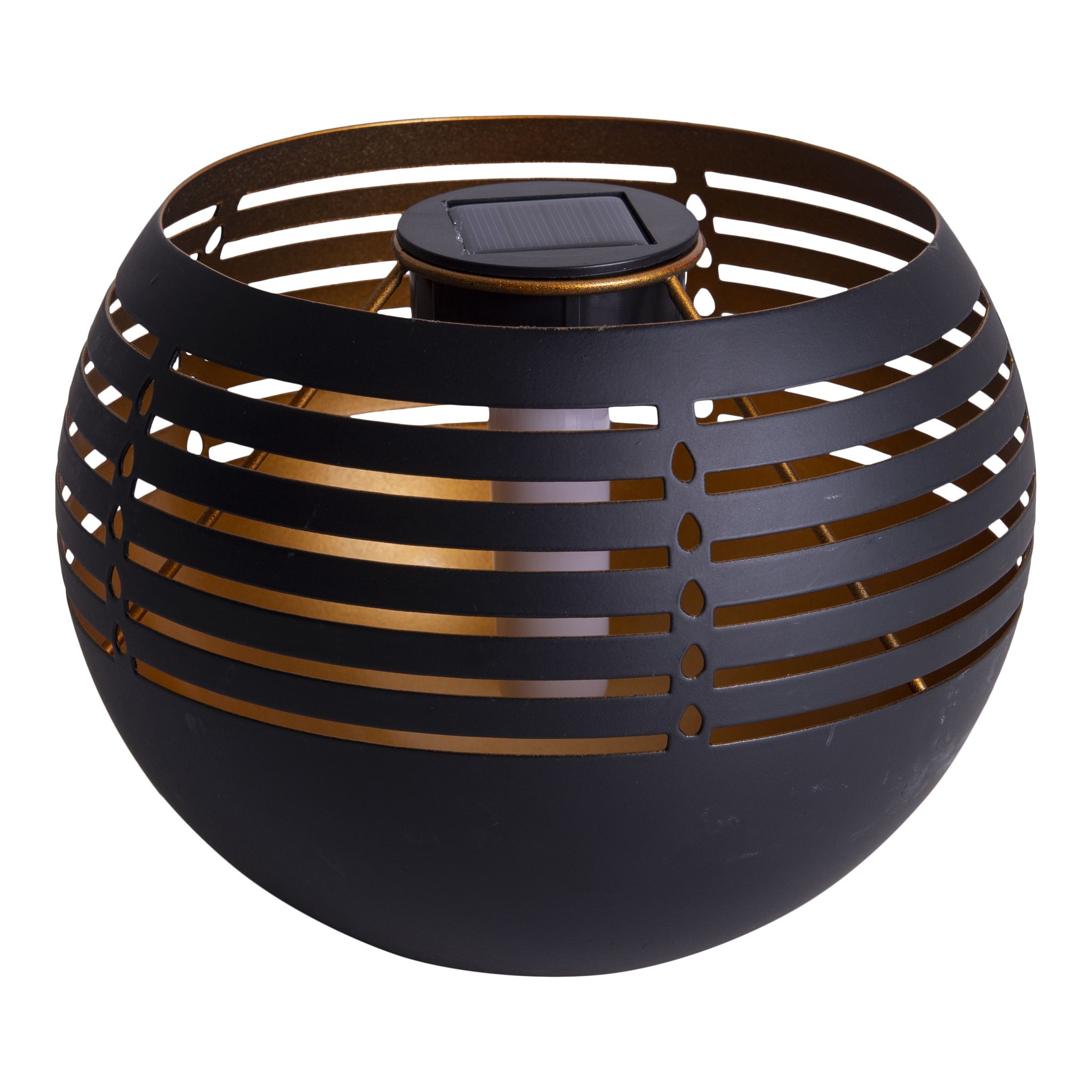 LED Deko-Solar-Tischleuchte h: 16cm - IP44, warmweiss