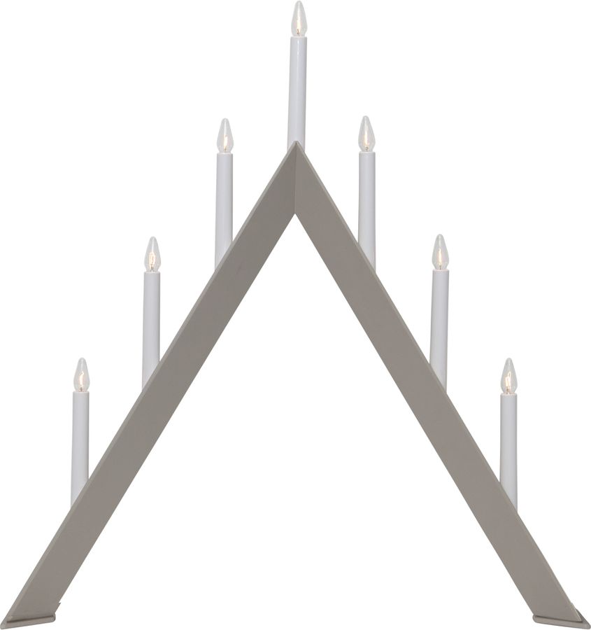 Kerzenleuchter Arrow - IP20, Beige, Warmweiss