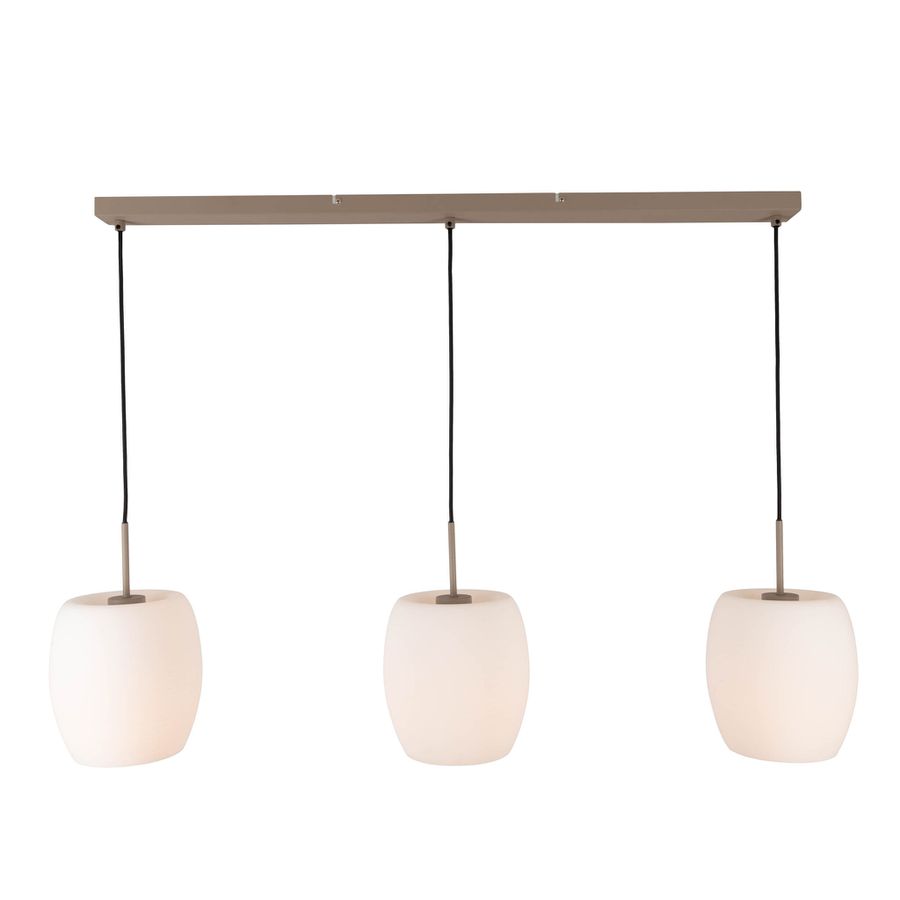 3er Pendelleuchte  NIRELIA  L: 110cm beige - IP20, E27, Beige