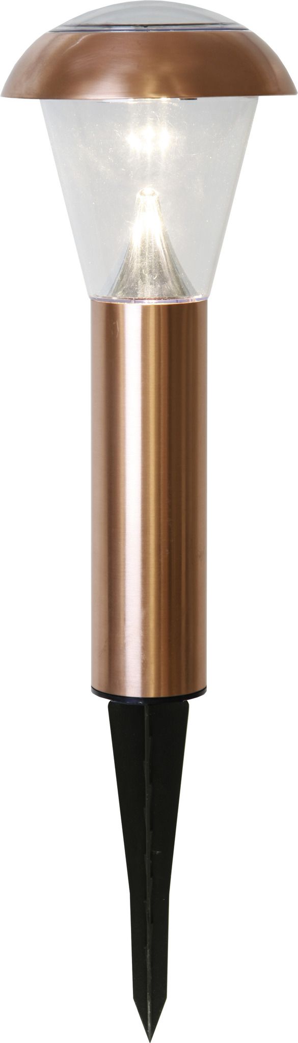 Solar Poller-Leuchte Napoli - Kupfer, Lichtfarbe Warmweiss
