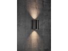 Canto maxi 2, Wandleuchte, Schwarz - GU10, max. 2x28W, IP44