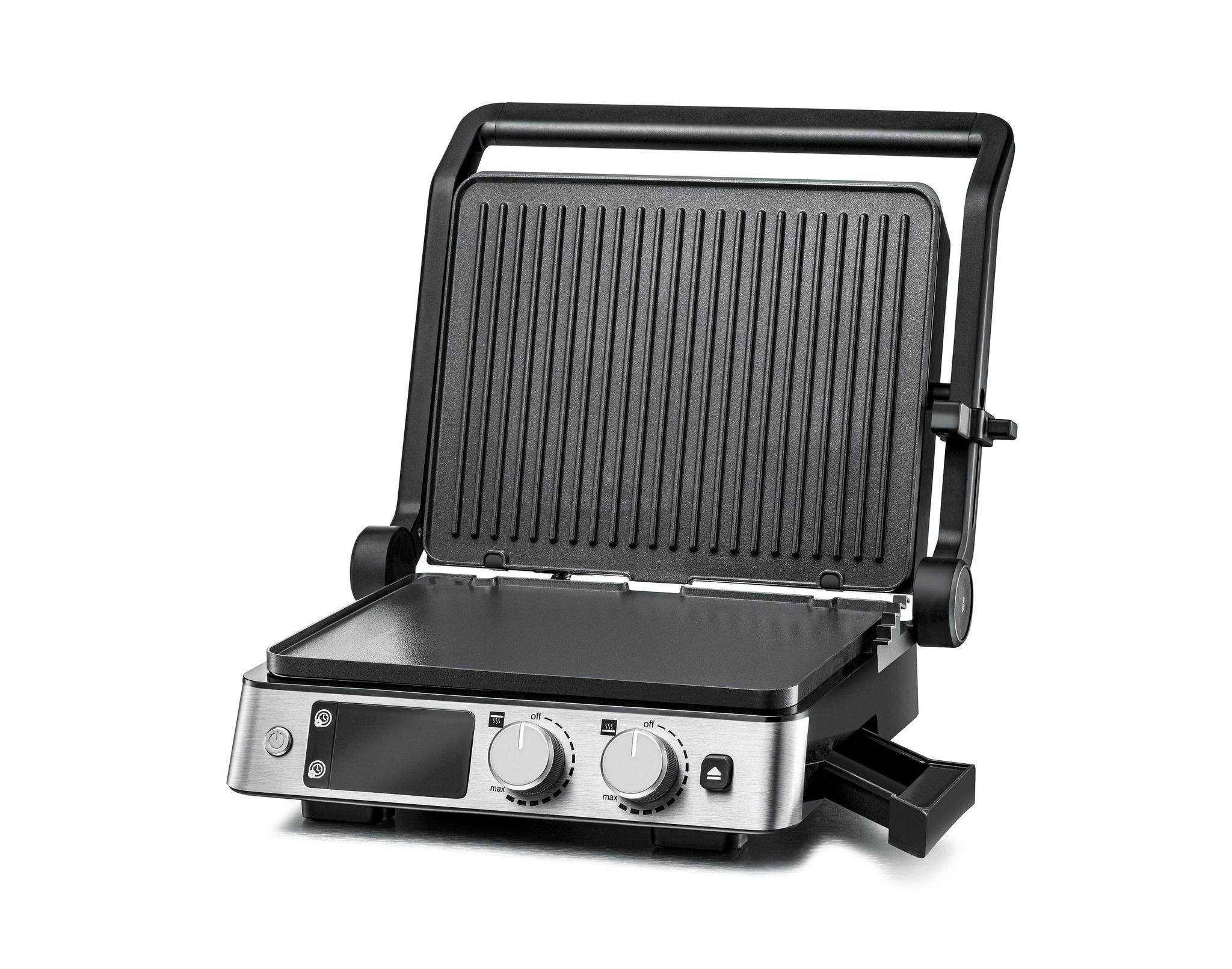 KONTAKTGRILL KG 2025 - Kontaktgrill, Edelstahl/schwarz, 2000W