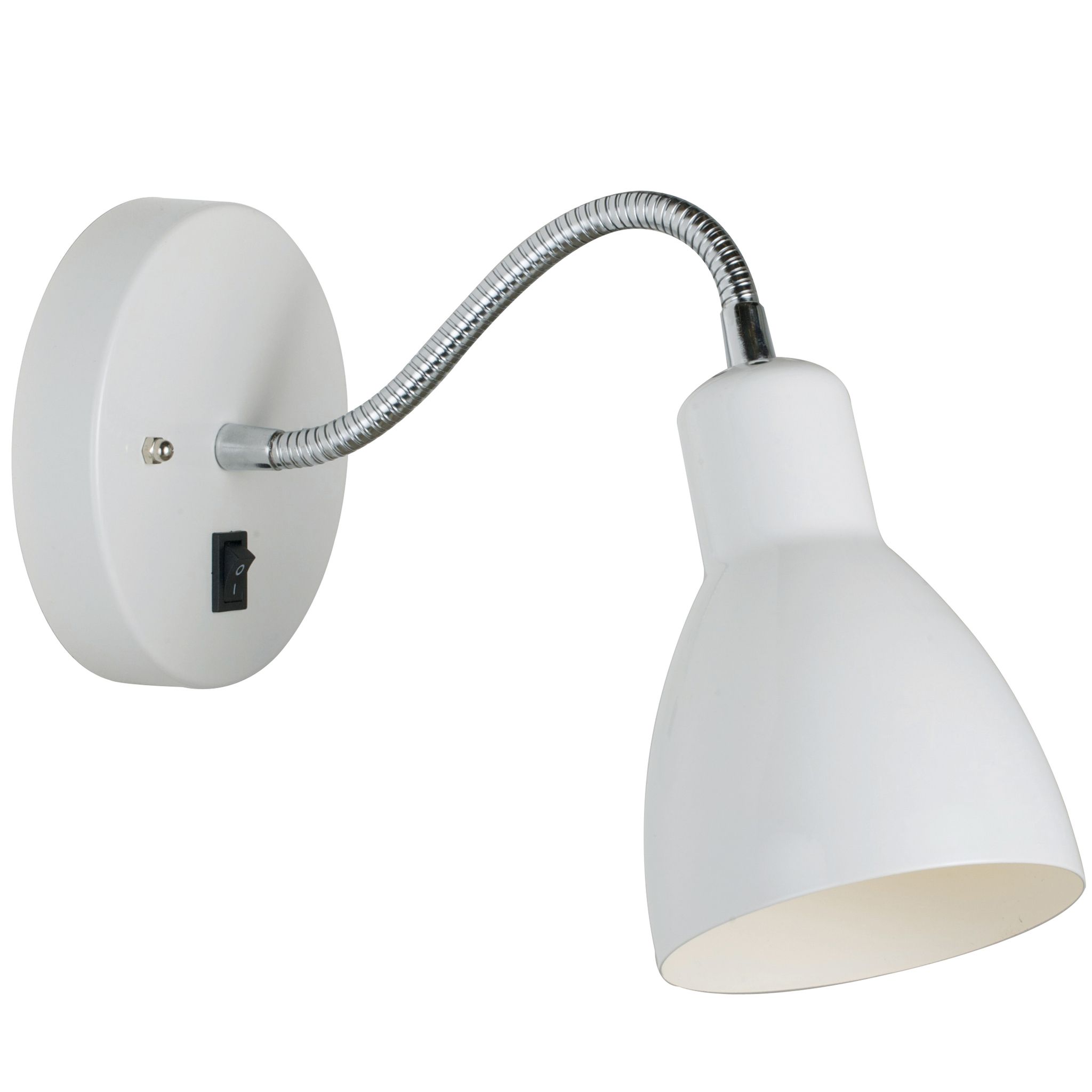 Cyclone Flex, Wandleuchte, Weiss - E14, max. 15W, IP20