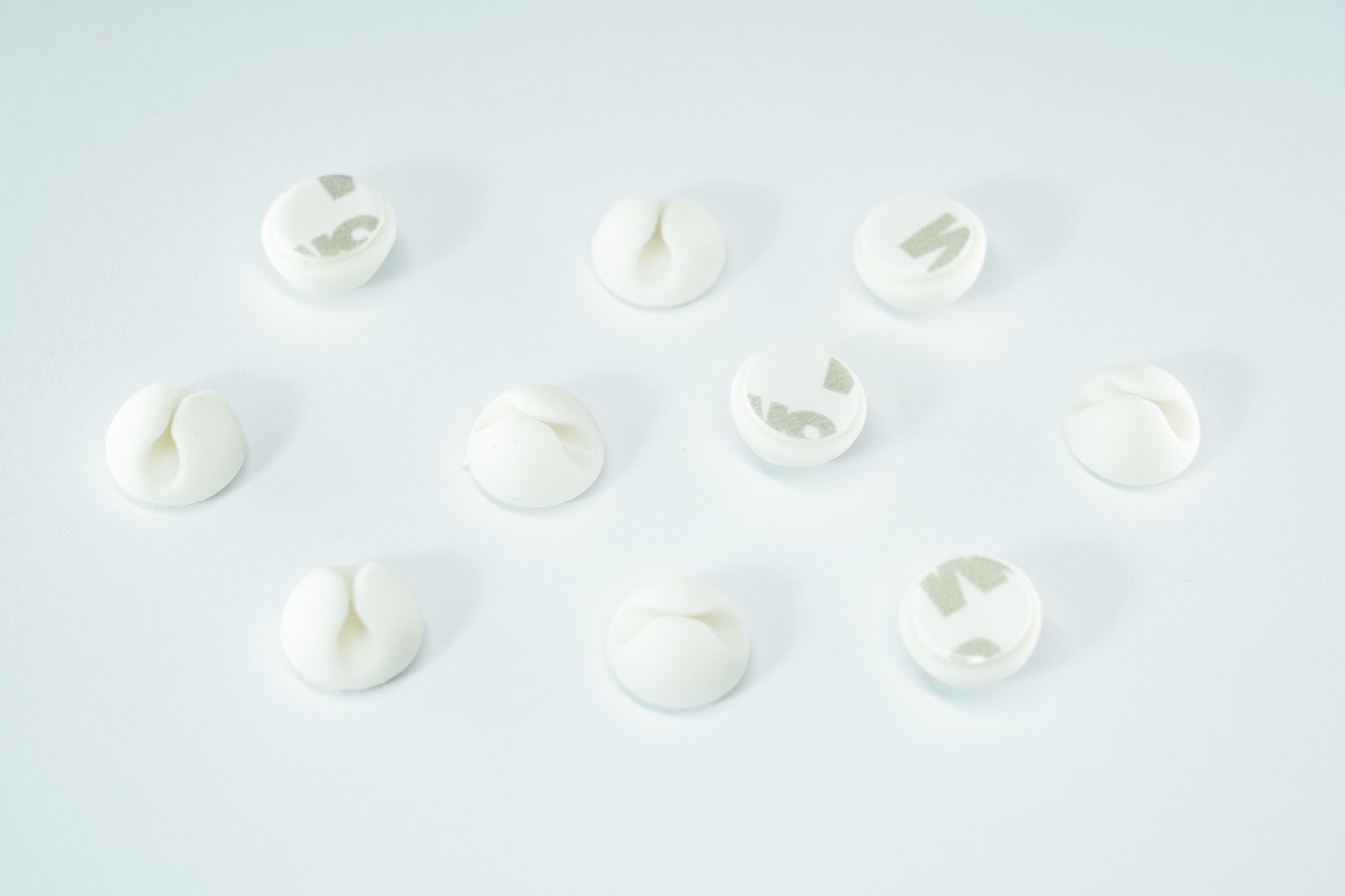 MiniBeans White - 10 Stück, Ø 15mm, H=10mm, weiss