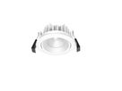 Faretto da incasso a LED CL102A - 8W, 680lm, 3000K, IP40, CRI 80, 36°, weiss, dimmbar, D=90mm, H=46mm, BL=80mm