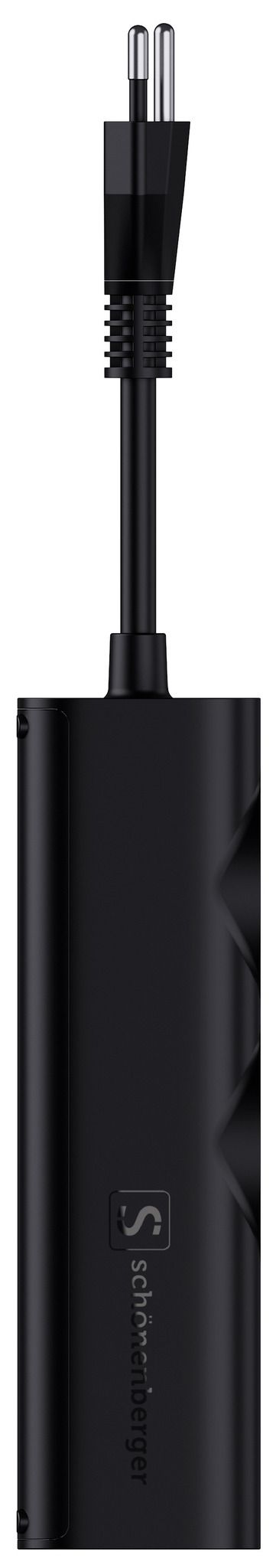 67W GaN Fast Charging Station - 2x T13, Out: USB-C1/ C2/ C3: 67W PD, C1+C2 shared: 45W + C3: 20W, USB-A: 5W, GaN, 2m Kabel, schwarz