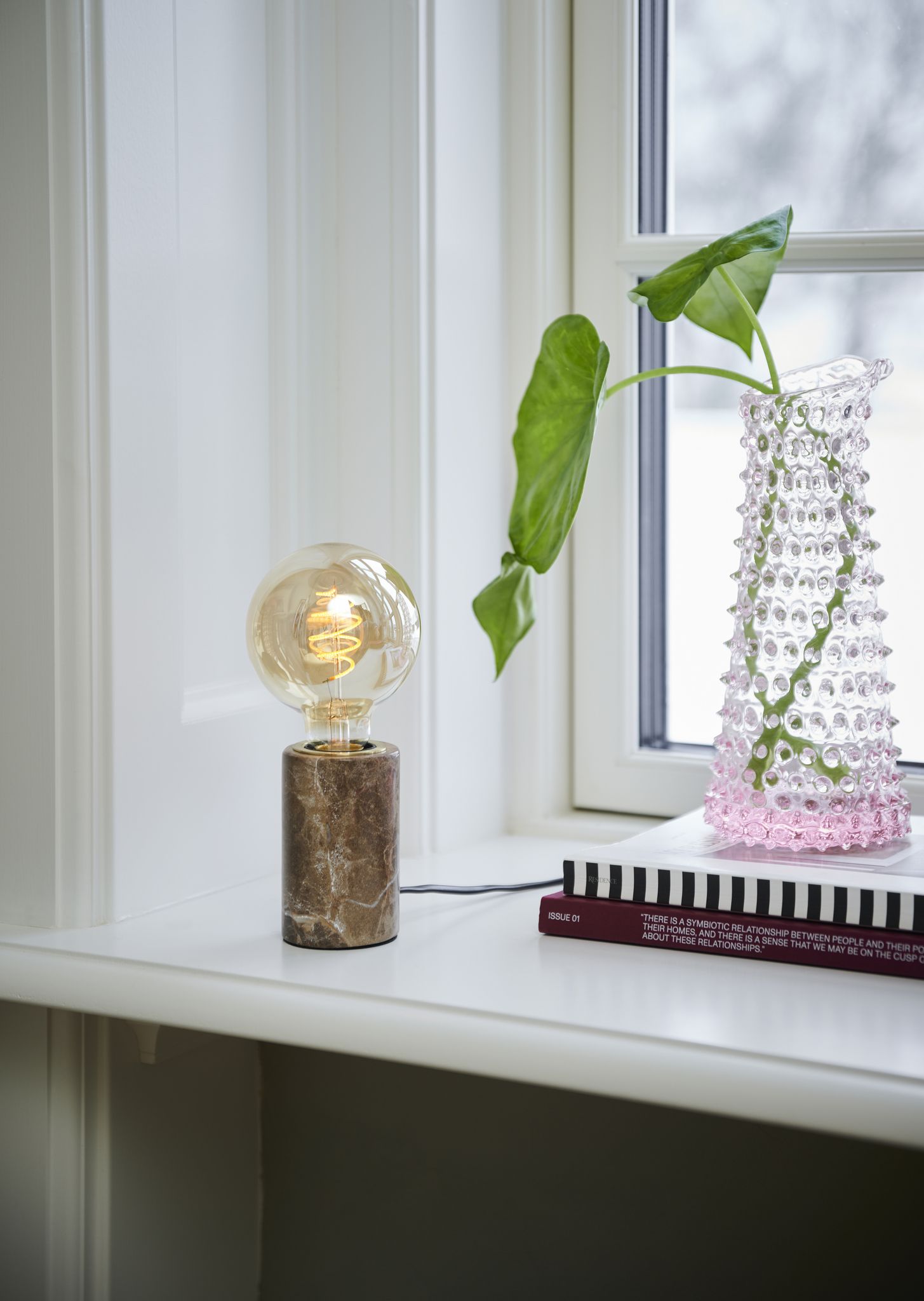 Siv, Tischleuchte, Marble Braun - E27, IP20, max.60W
