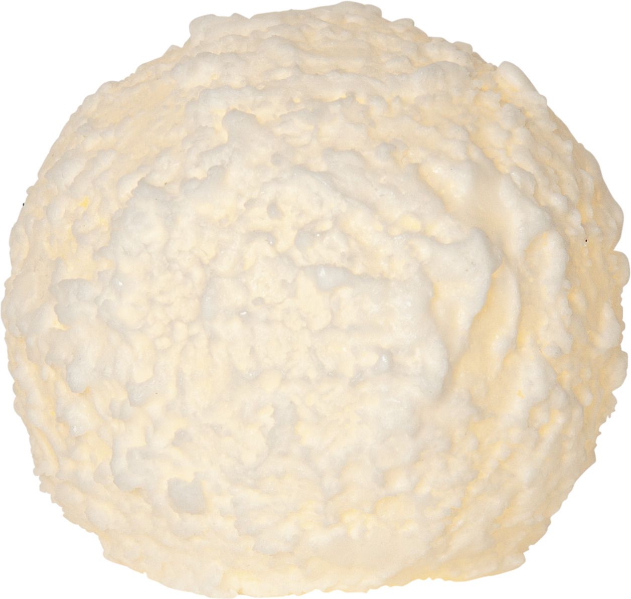 LED Pillar Kerze Snowball - Indoor, Weiss, 9 cm höhe, Timerfunktion