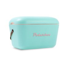 Polarbox Retro Cooler cyan 20l - Kühlbox, 20l, Vintage Design