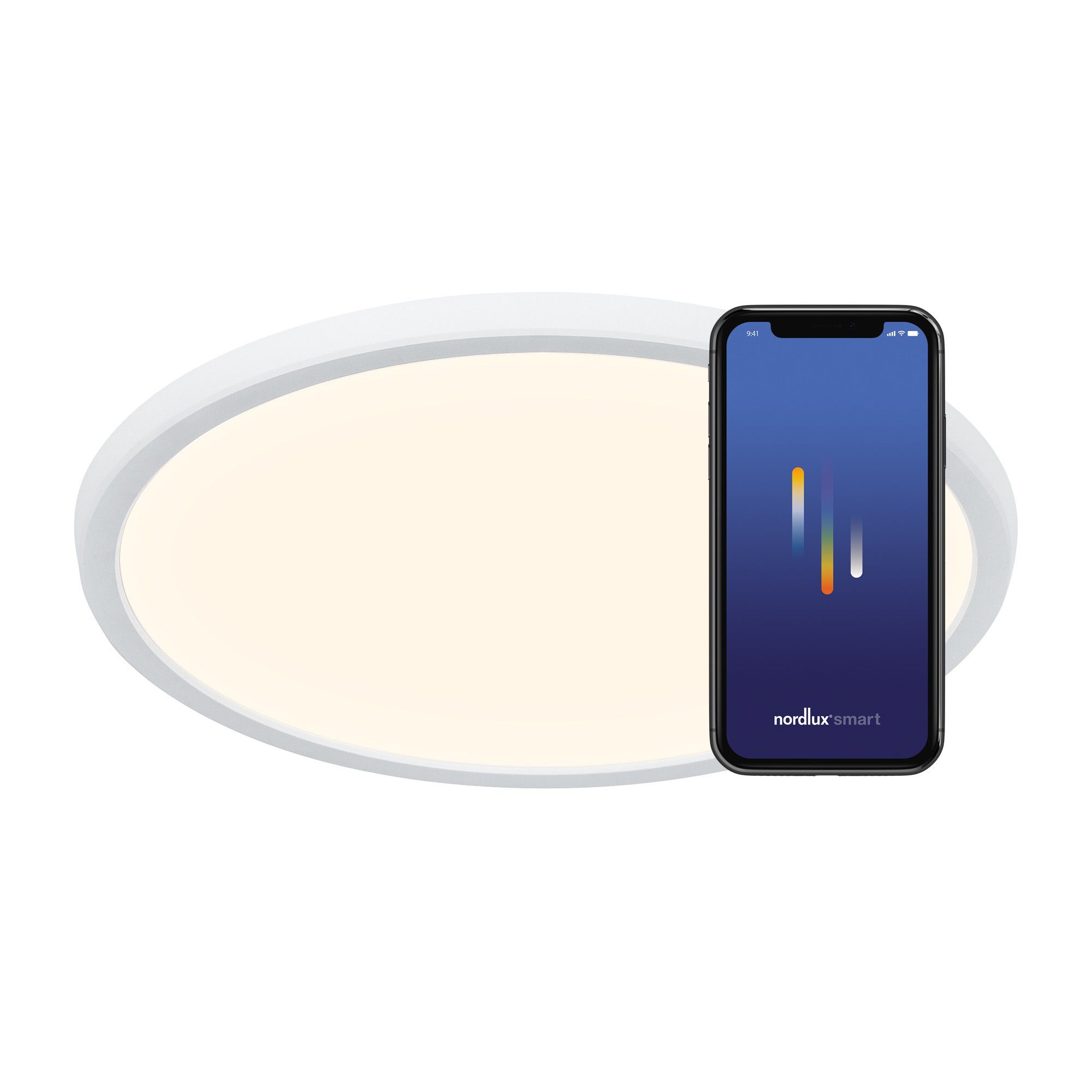 Oja 60, Deckenleuchte, Smart, Weiss - 30W ,2700-6500K, IP20