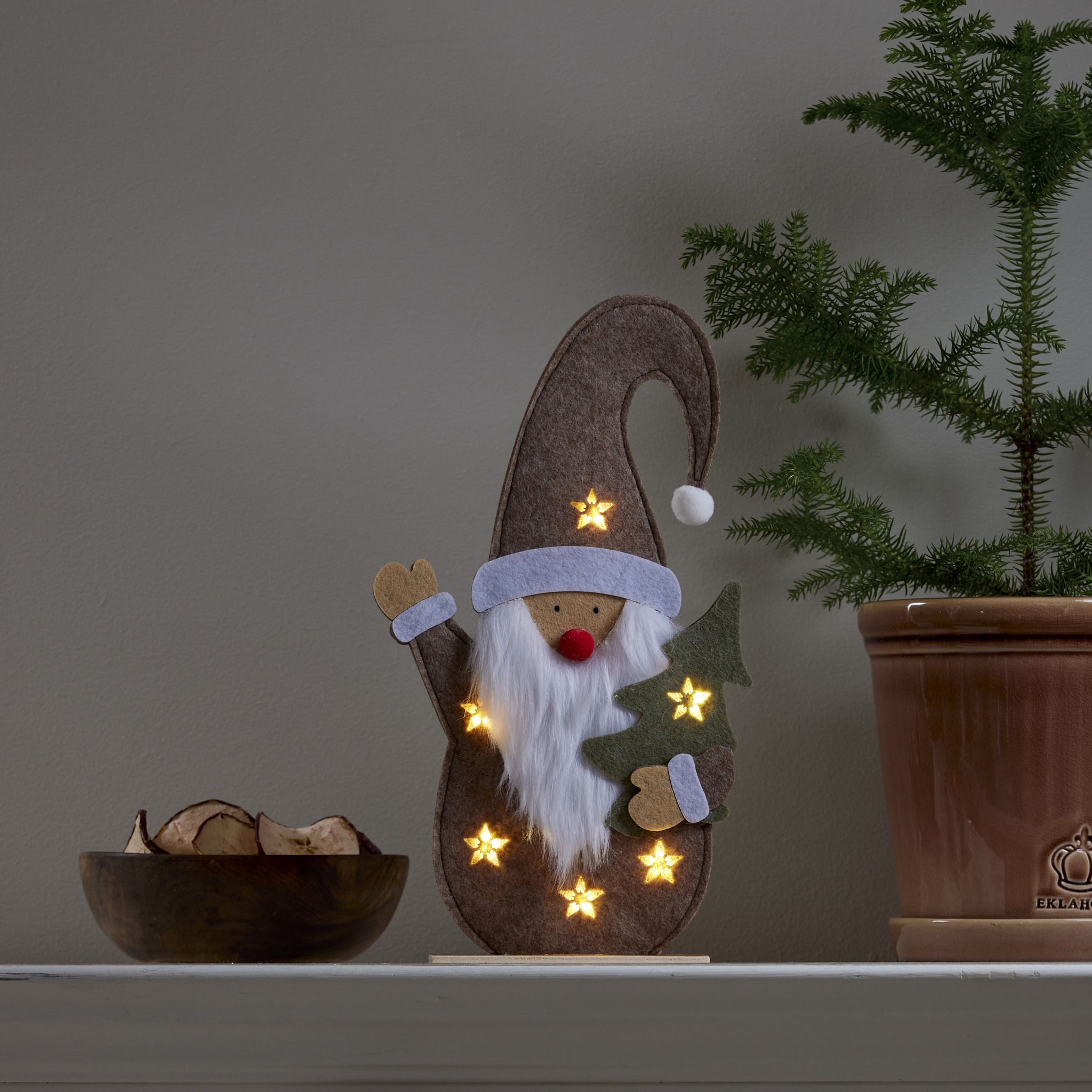 Indoor Decoration Fabbe - Indoor, Warmweiss, Beige
