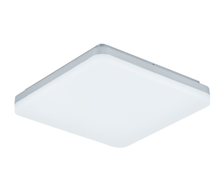 Luce per montaggio a superficie a LED Slice Square 15W - 18/24W, 1800/2400lm, 3000/4000K, IP54, CRI >80, 110°, silber, dimmbar, L=260mm, B=260mm, H=43mm