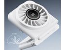 PLAT faltbarer Tischventilator AF12 weiss - 1000mAh, inkl. USB-C Kabel, wiederaufladbar, faltbar