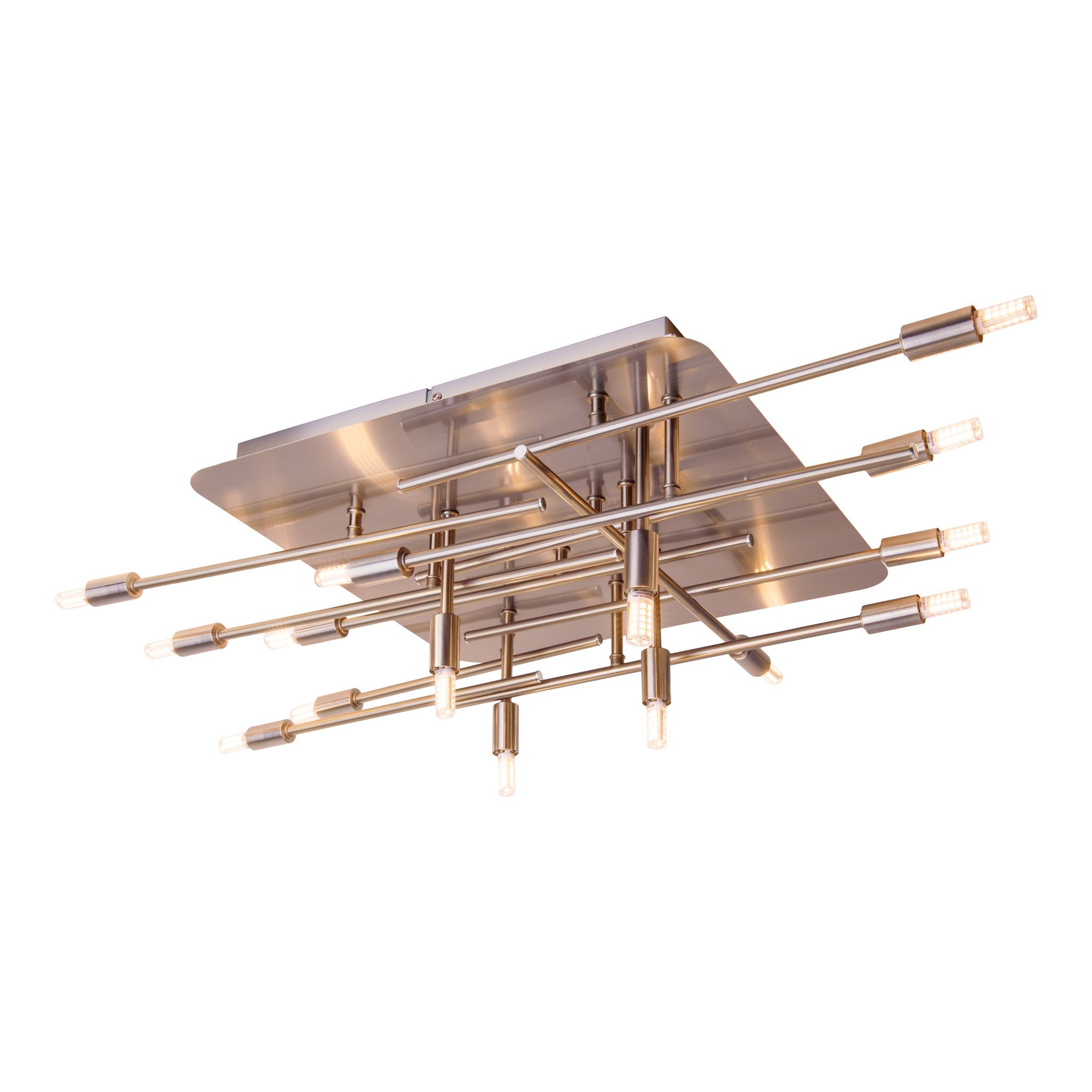 LED Deckenleuchte ANCONA mit Hintergrundlicht L: 71 cm - G9, IP20, 10.2W, 230V
