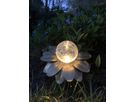Solar Decoration Lilly - Warmweiss, IP44, Gold