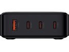 Desktop USB-Charger 100W GaN - Out: USB-C1/ C2/ C3: 100W PD, USB-A: 60W, shared Max. 95W, inkl. 1.0m 140W USB-C to C Kabel, schwarz